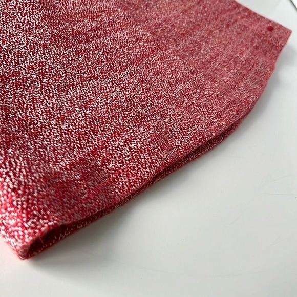 Cop.Copine Publier A-Line Red Pink Mini Skirt Linen Blend Tweed Sz 38 (M) - Picture 5 of 16